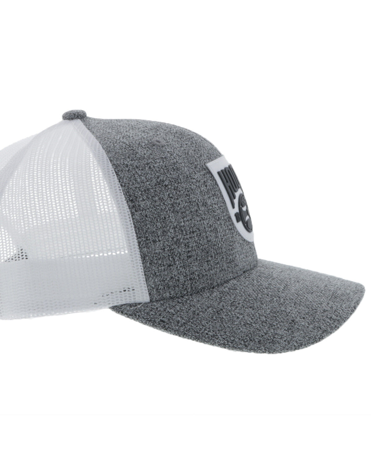 Image #4 - Hooey Men's Bronx Shield Patch Trucker Cap, Grey, hi-res