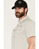 Image #2 - Ariat Men's VentTek Solid Short Sleeve Button-Down Performance Western Shirt, Tan, hi-res