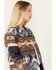 Image #2 - Idyllwind Women's Luttrell Southwestern Print Shacket, Dark Blue, hi-res