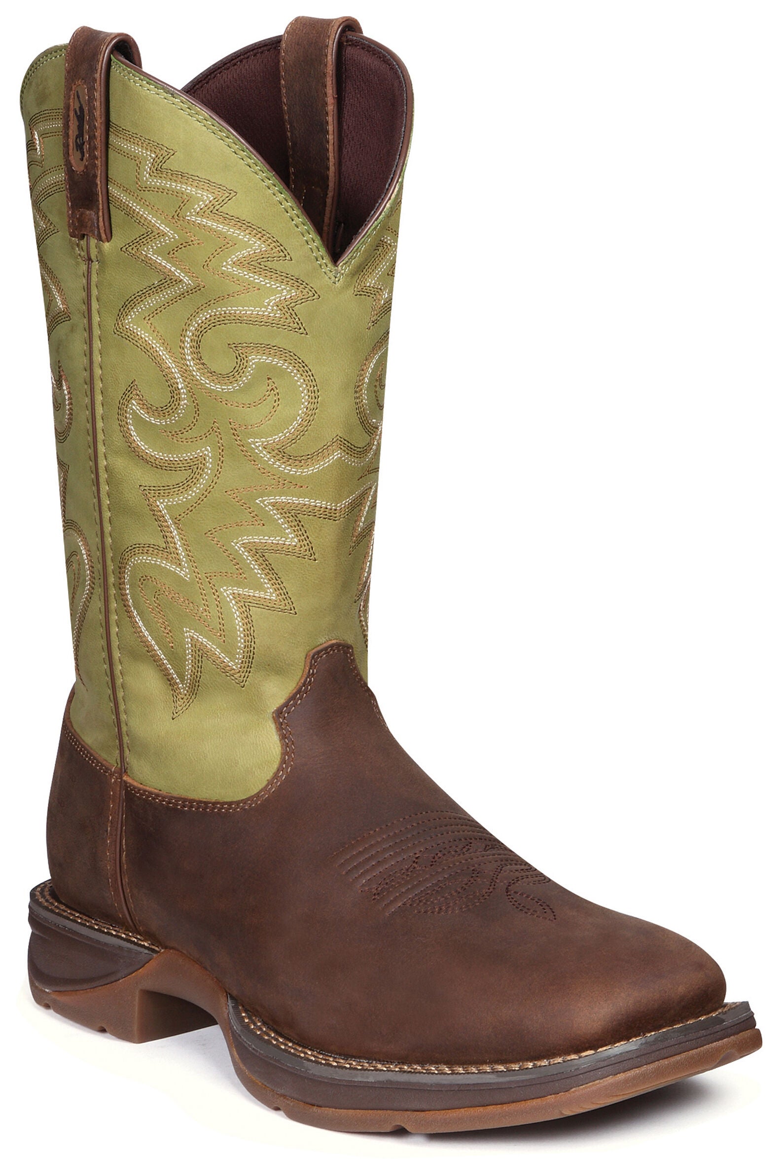 Durango Men's Rebel Western Performance Boots - Broad Square Toe, Coffee, hi-res