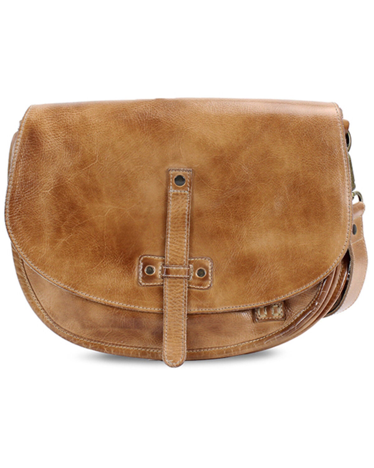 Image #1 - Bed Stu Women's Sequoia Crossbody Bag, Distressed Brown, hi-res