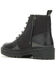 Image #3 - Harley Davidson Women's Valene Canvas 5" Lace-Up Moto Boots - Round Toe , Black, hi-res