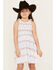 Image #1 - Shyanne Girls' Ikat Print Mini Dress, White, hi-res
