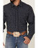 Double R By Resistol Men's Navy Addison Small Plaid Long Sleeve Snap Western Shirt , Navy, hi-res