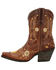 Crush by Durango Women's Golden Wildflower Western Booties - Snip Toe, Sunflower, hi-res