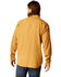 Image #2 - Ariat Men's Jurlington Retro Fit Solid Long Sleeve Snap Western Shirt - Big , Mustard, hi-res