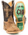 Image #1 - Tin Haul Boys' I Believe Western Boots - Square Toe, Tan, hi-res