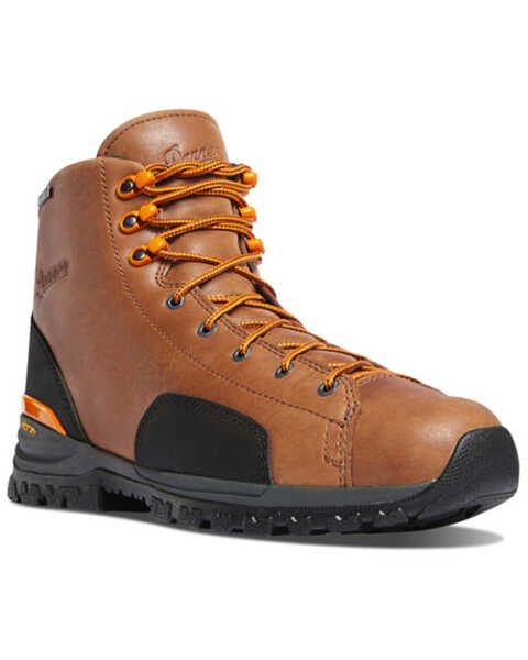 Danner Men's Stronghold Waterproof Work Boots - Composite Toe, Brown, hi-res
