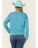 Image #4 - Roper Women's Fringe Fleece Pullover, Turquoise, hi-res