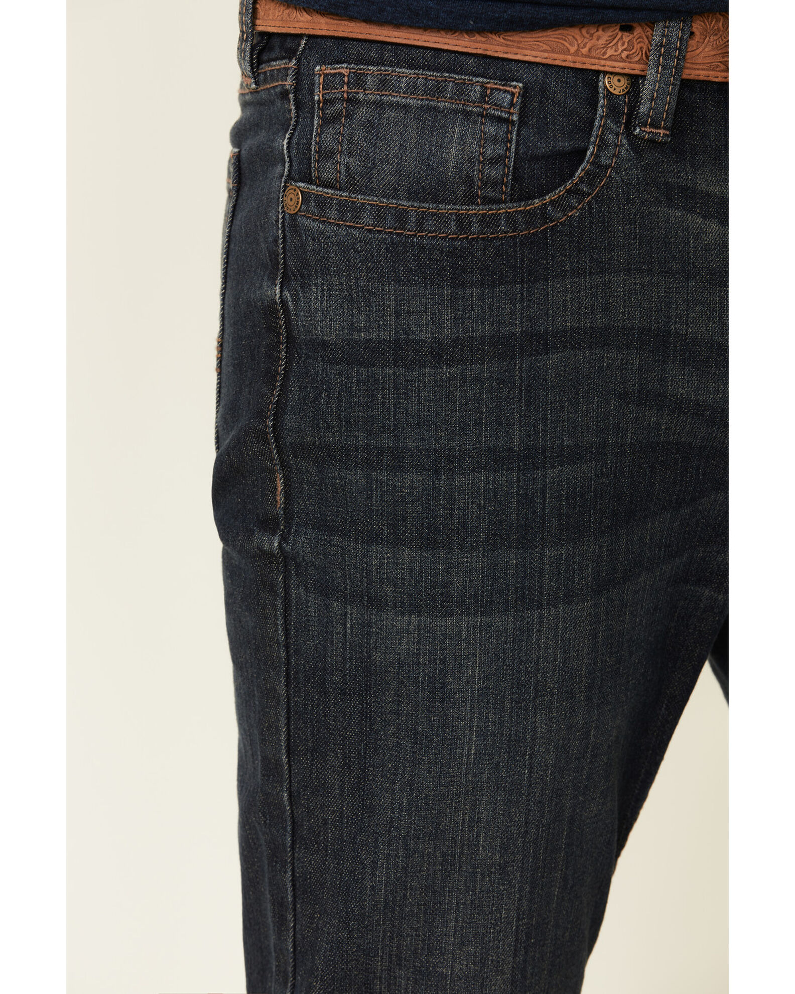 Cody James Men's Barn Sour Dark Wash Slim Straight Stretch Denim Jeans |  Sheplers