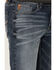 Image #3 - Moonshine Spirit Men's Diamond Hitch Medium Dark Wash Stretch Slim Straight Jeans , Blue, hi-res