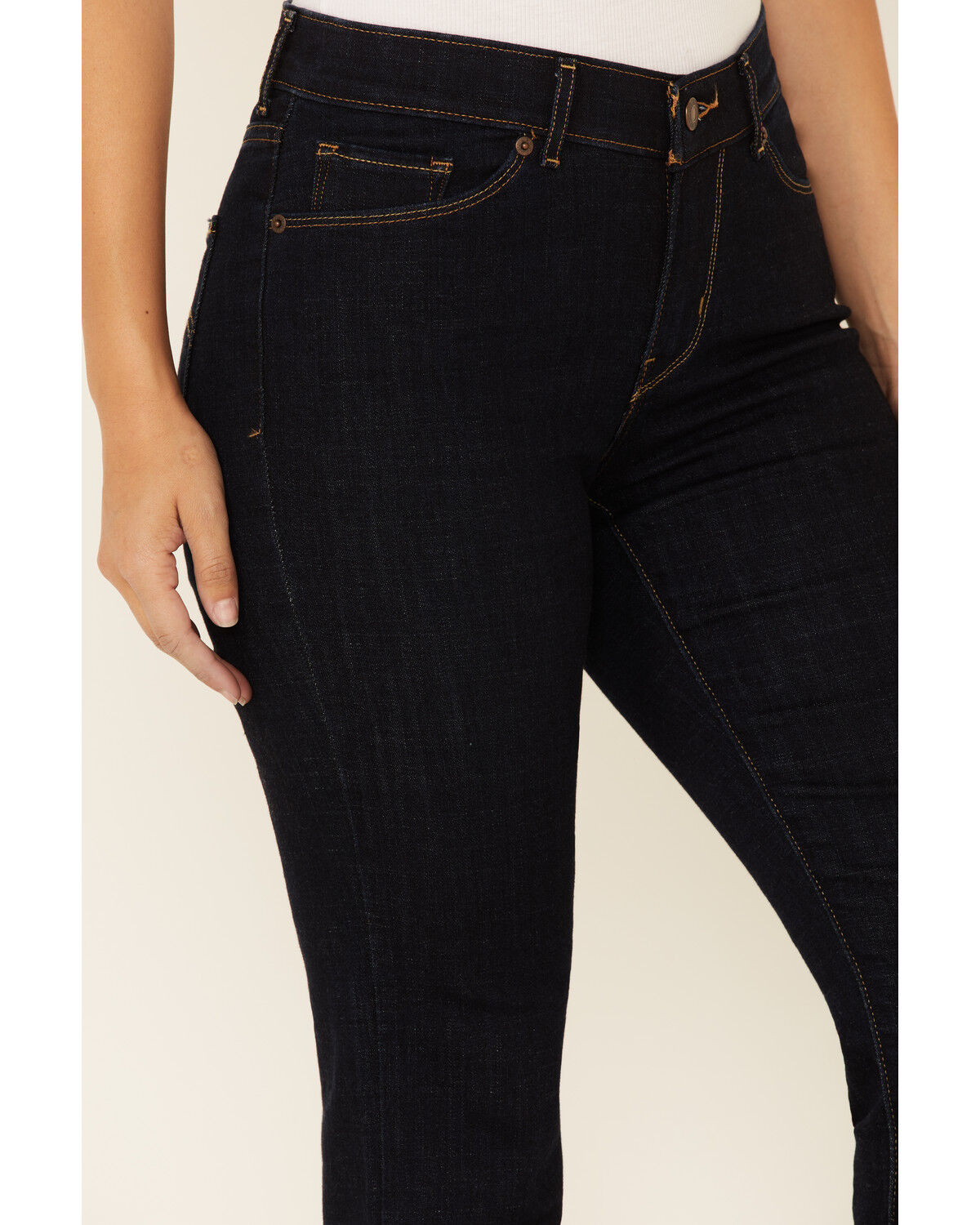 Image #4 - Levi's Women's Dark Wash Classic Bootcut Jeans, Blue, hi-res