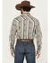 Image #4 - Rock & Roll Denim Men's Southwestern Striped Long Sleeve Snap Stretch Western Shirt, Black, hi-res