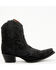 Image #2 - Circle G Women's Embroidered Booties - Snip Toe, Black, hi-res