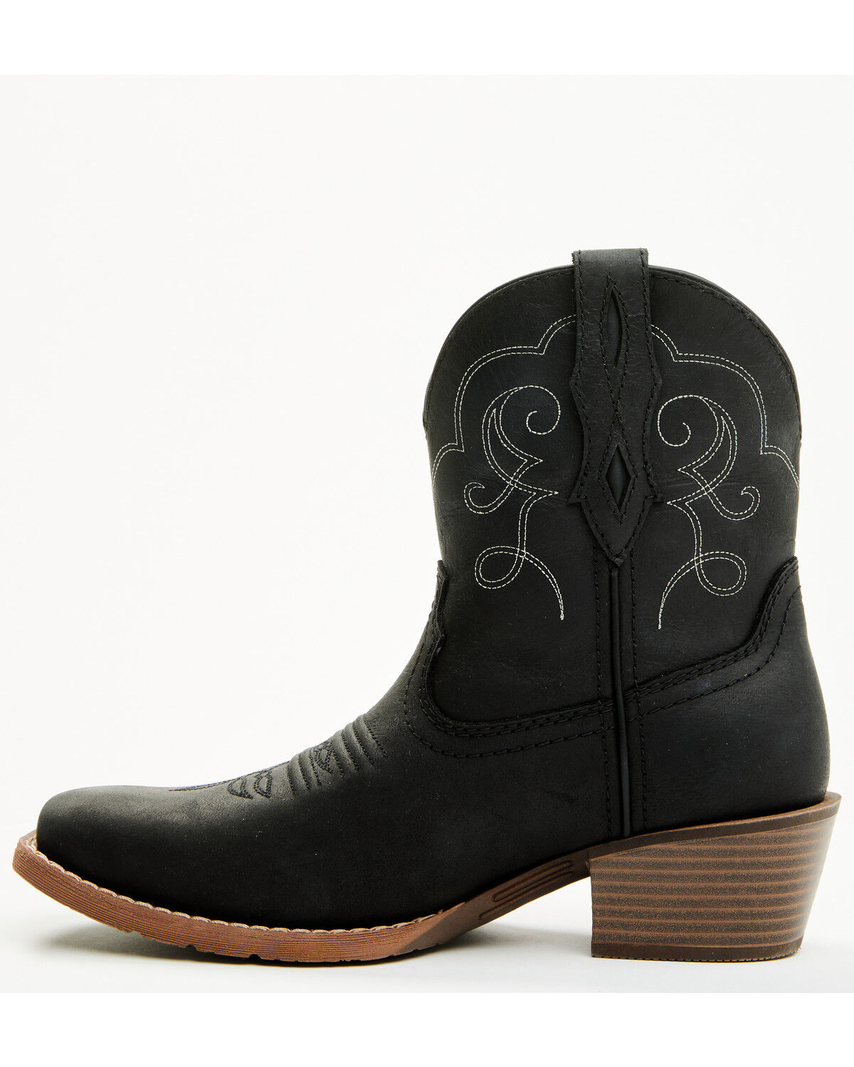 Image #3 - Justin Women's Boot Barn Exclusive Gypsy Western Booties - Square Toe, Black, hi-res