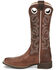 Justin Women's Western Boots - Broad Square Toe, Brown, hi-res