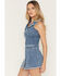 Image #2 - Show Me Your Mumu Women's Maddox Sleeveless Denim Mini Dress, Medium Wash, hi-res