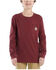 Carhartt Boys' Long Sleeve Carhartt Moose Long Sleeve Graphic T-shirt , Red, hi-res