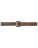 Cody James Men's Center Stitched With Tooled Billets Belt, Black/tan, hi-res