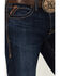 Image #2 - Ariat Men's M7 Gleeson Dark Wash Slim Straight Stretch Denim Jeans, Dark Wash, hi-res