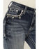 Image #4 - Grace in LA Women's Medium Wash Mid Rise Dreamcatcher Pocket Bootcut Stretch Denim Jeans, Medium Wash, hi-res
