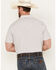Image #4 - Cody James Men's Lake Travis Plaid Print Short Sleeve Snap Western Shirt - Big , White, hi-res