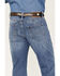 Image #2 - Hooey Men's Double Barrel Medium Wash Stackable Bootleg Jeans , Medium Wash, hi-res