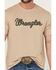 Image #3 - Wrangler Men's Rope Logo Short Sleeve Graphic Print T-Shirt, Tan, hi-res