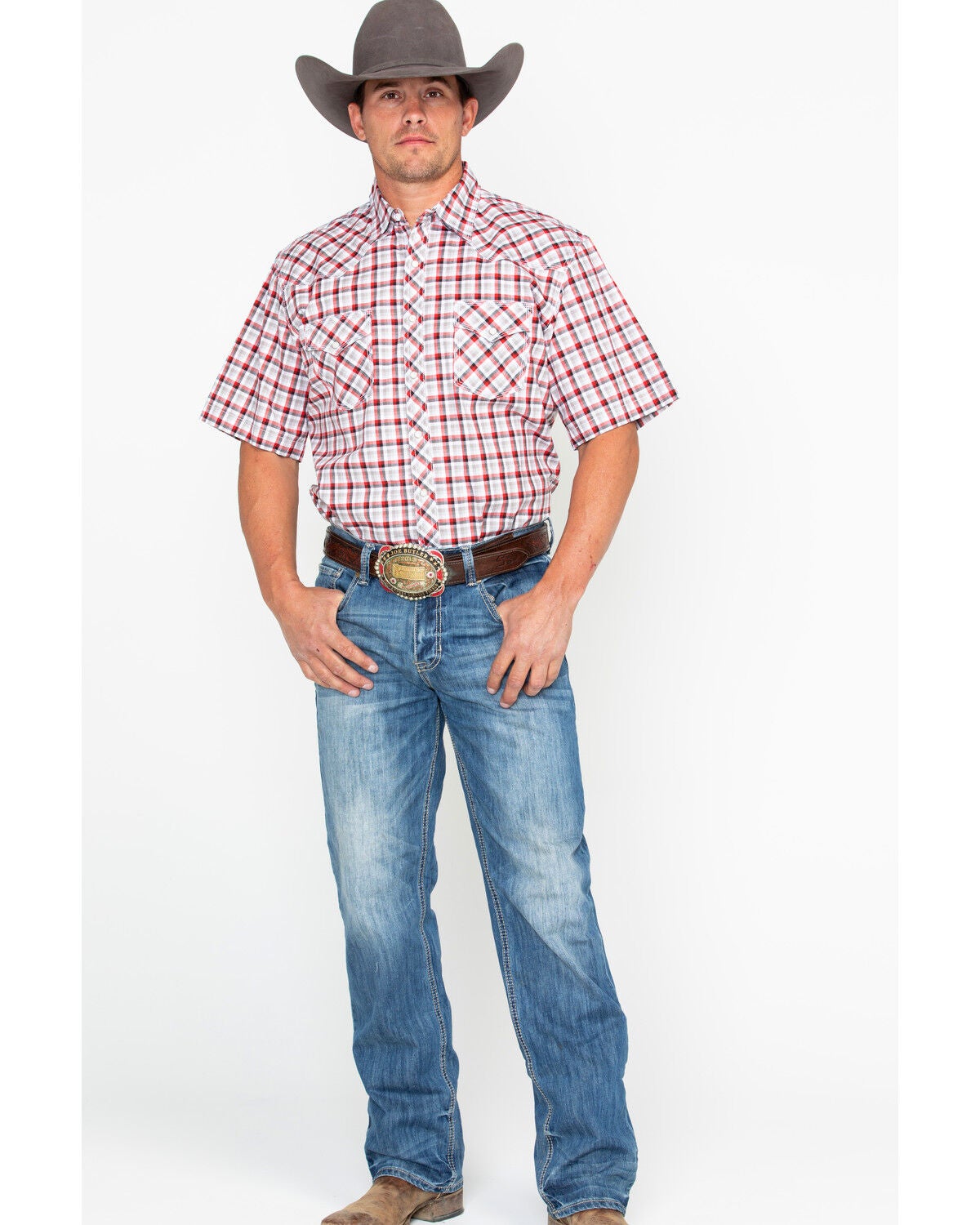 Wrangler 20X Men's Plaid Competition 