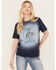 Idyllwind Women's Midnight Rodeo Oversized Graphic Trustie Tee, Blue, hi-res