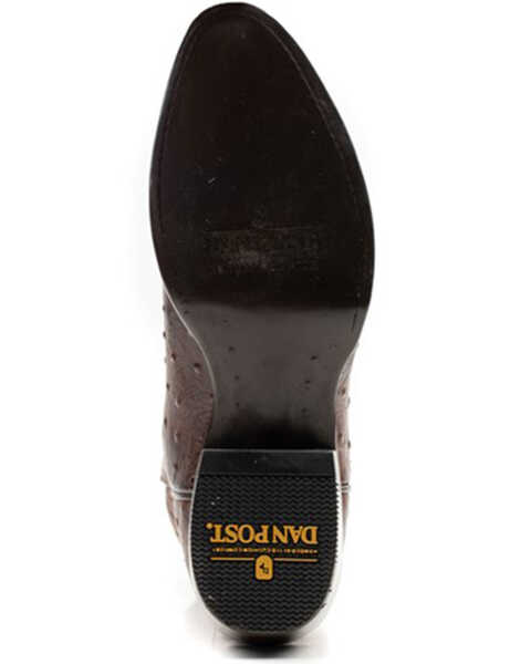 Image #6 - Dan Post Men's 12" Hand Quill French Exotic Western Boots - Medium Toe, Rust Copper, hi-res