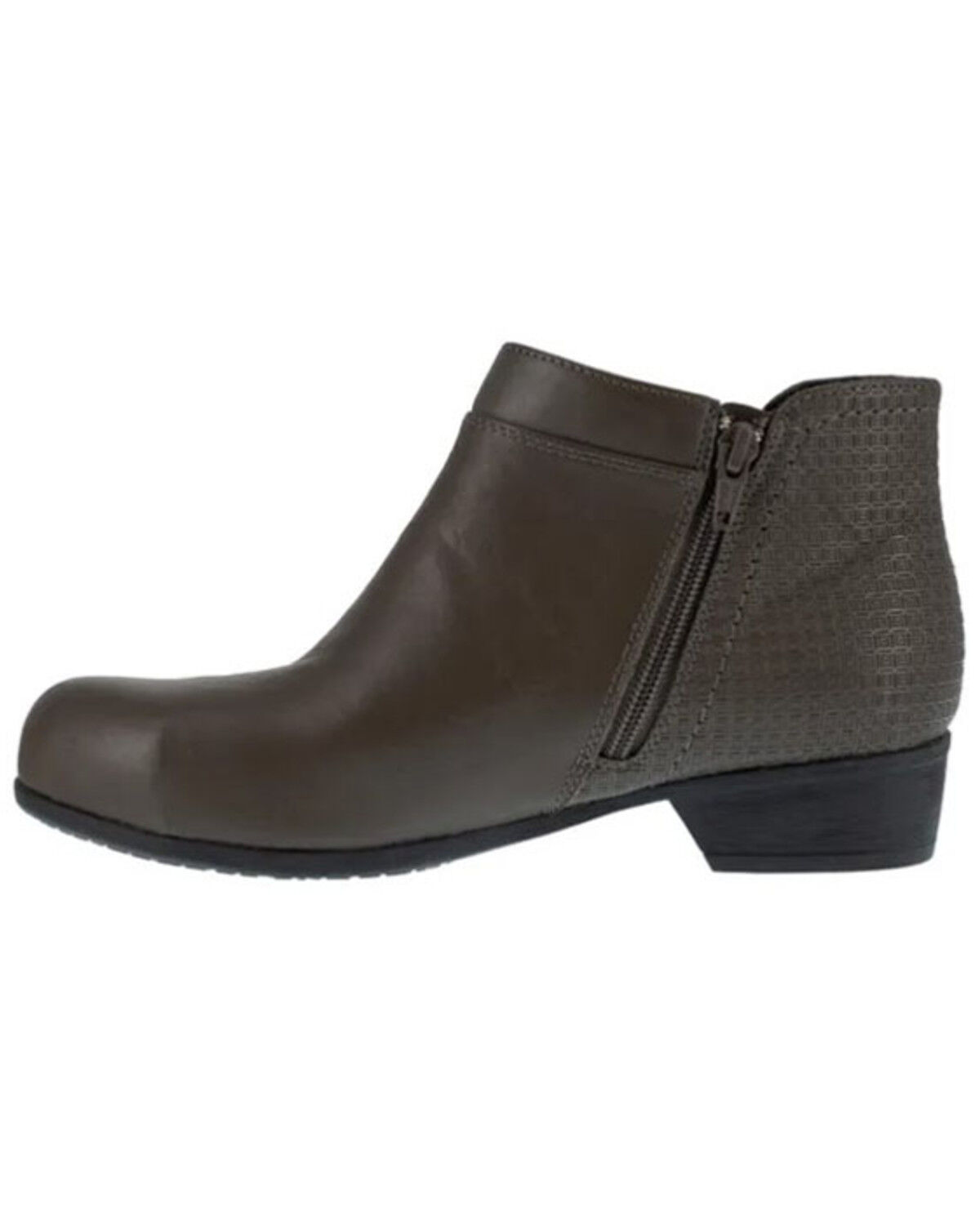 Image #3 - Rockport Women's Carly Work Booties - Alloy Toe, Charcoal, hi-res