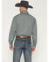 Image #4 - Stetson Men's Geo Print Long Sleeve Snap Western Shirt, Green, hi-res