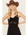 Image #3 - Idyllwind Women's Wisteria Tie Front Maxi Dress, Black, hi-res