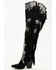 Image #3 - Azalea Wang Women's Nella Over The Knee Embellished Fringe Tall Fashion Boots - Snip Toe, Black, hi-res