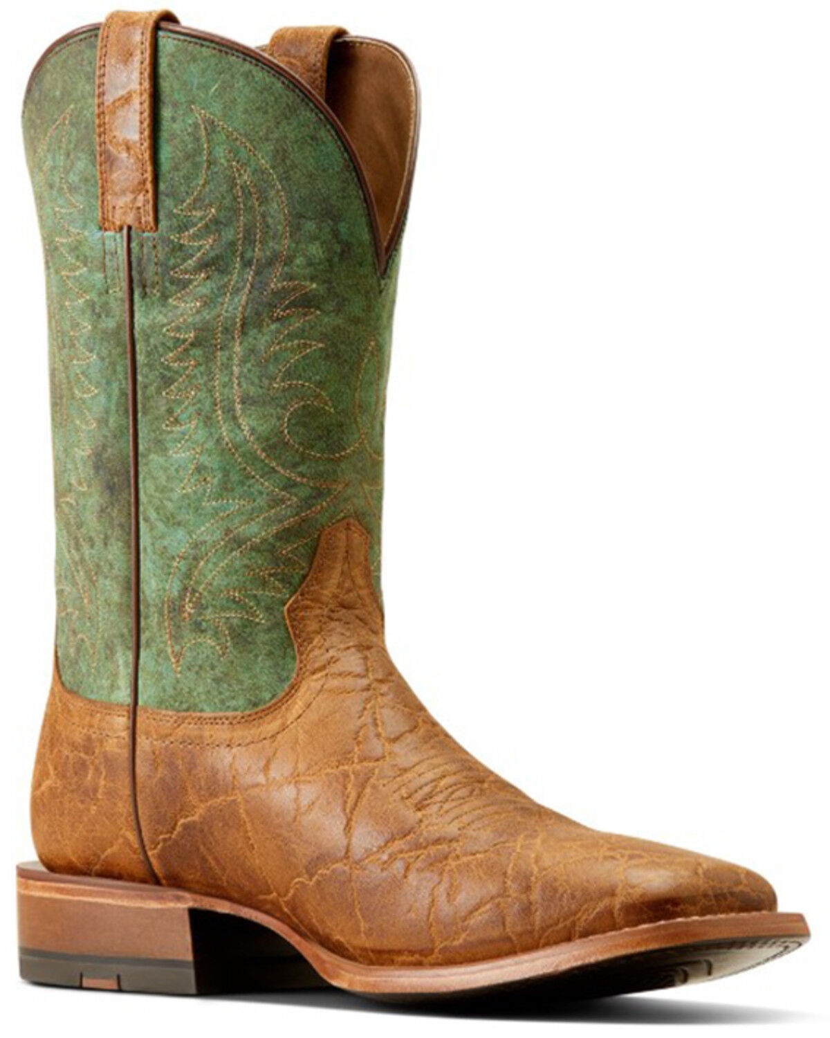 Image #1 - Ariat Men's Circuit Paxton Western Boots - Broad Square Toe, Brown, hi-res