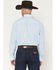 Image #4 - Wrangler Men's Geo Print Long Sleeve Button-Down Stretch Western Shirt - Tall, Blue, hi-res