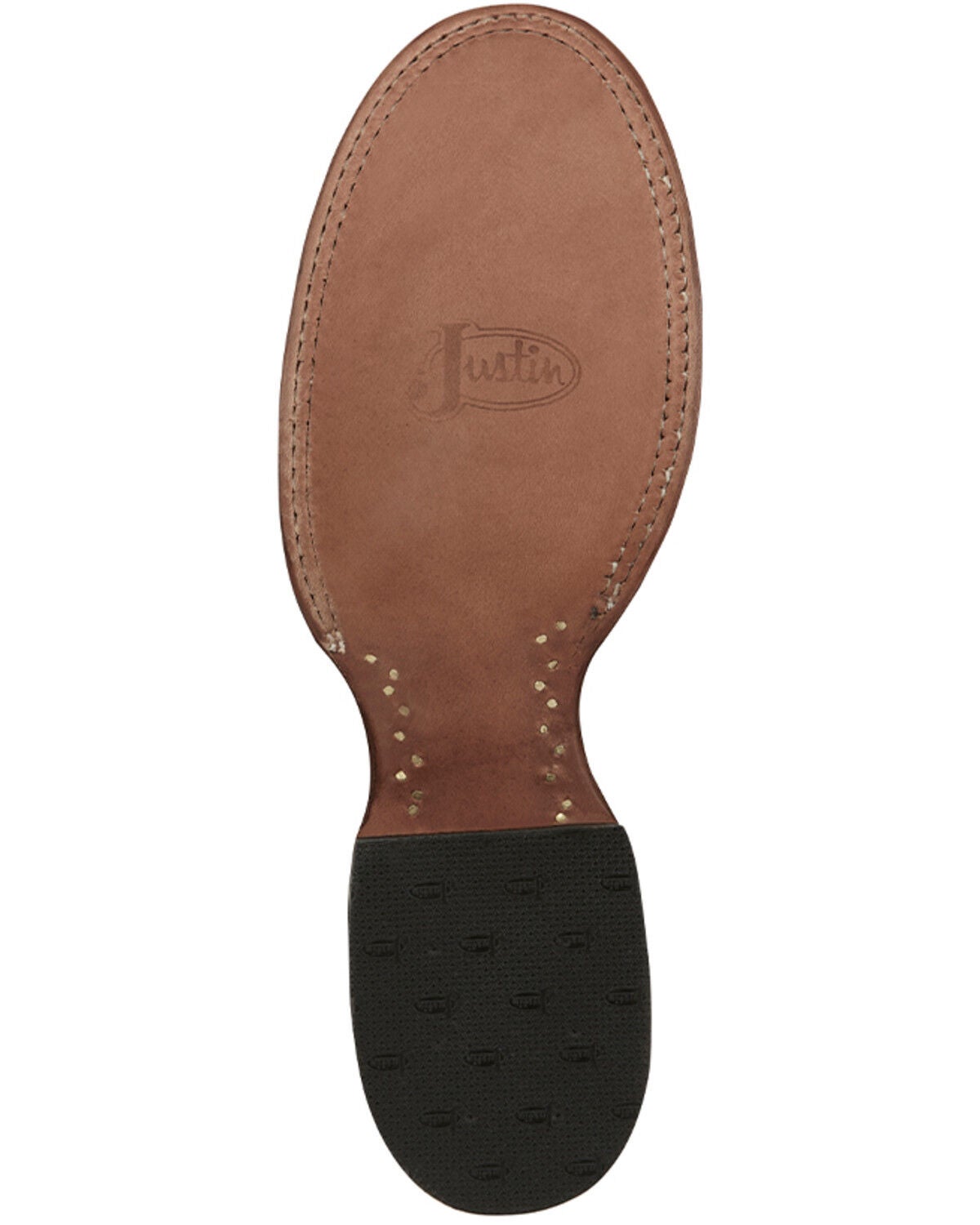 Justin Men's Western Boot - Round Toe, Brown