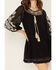 Image #3 - Shyanne Women's Gauze Embroidered Dress, Black, hi-res