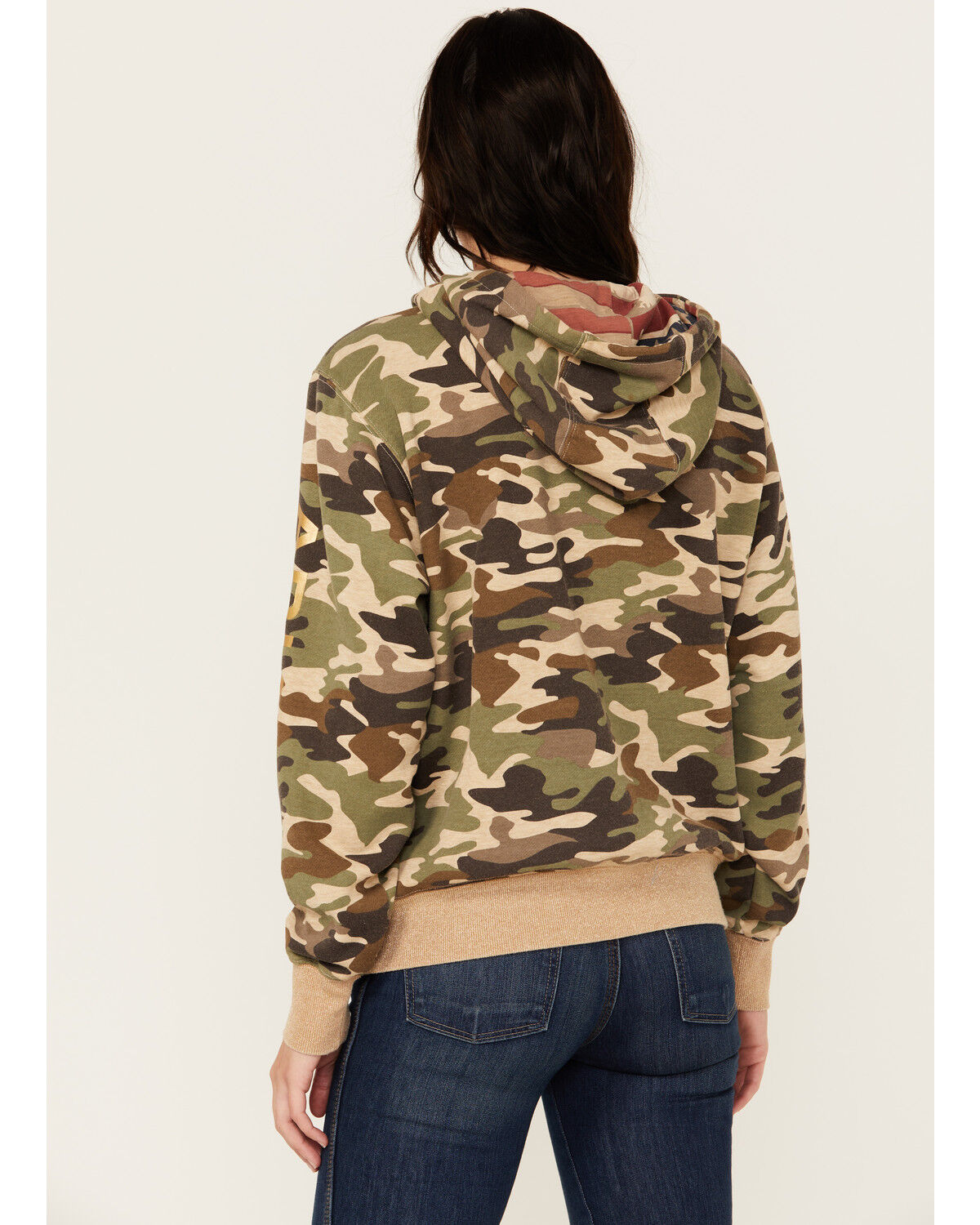 Image #4 - Ariat X Rodeo Quincy Women's Camo Hoodie, Camouflage, hi-res