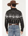 Image #4 - RANK 45&reg; Men's Highway Man Southwestern Border Long Sleeve Button-Down Stretch Western Shirt, Black, hi-res