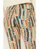 Image #4 - Rock & Roll Denim Women's Southwestern Print High Rise Stretch Flare Jeans, Beige/khaki, hi-res