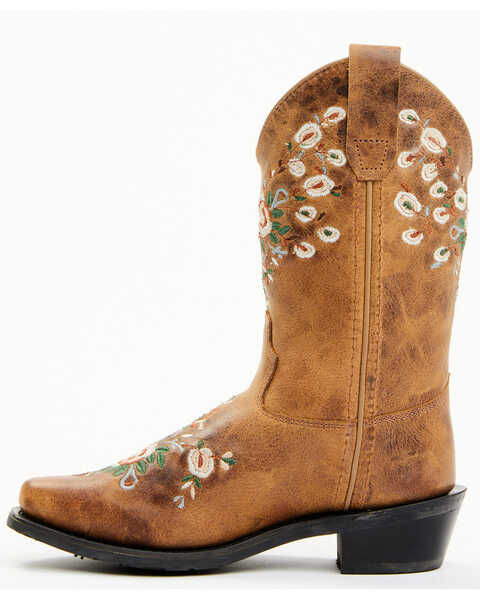 Image #3 - Shyanne Girls' Little Maisie Western Boots - Snip Toe , Brown, hi-res