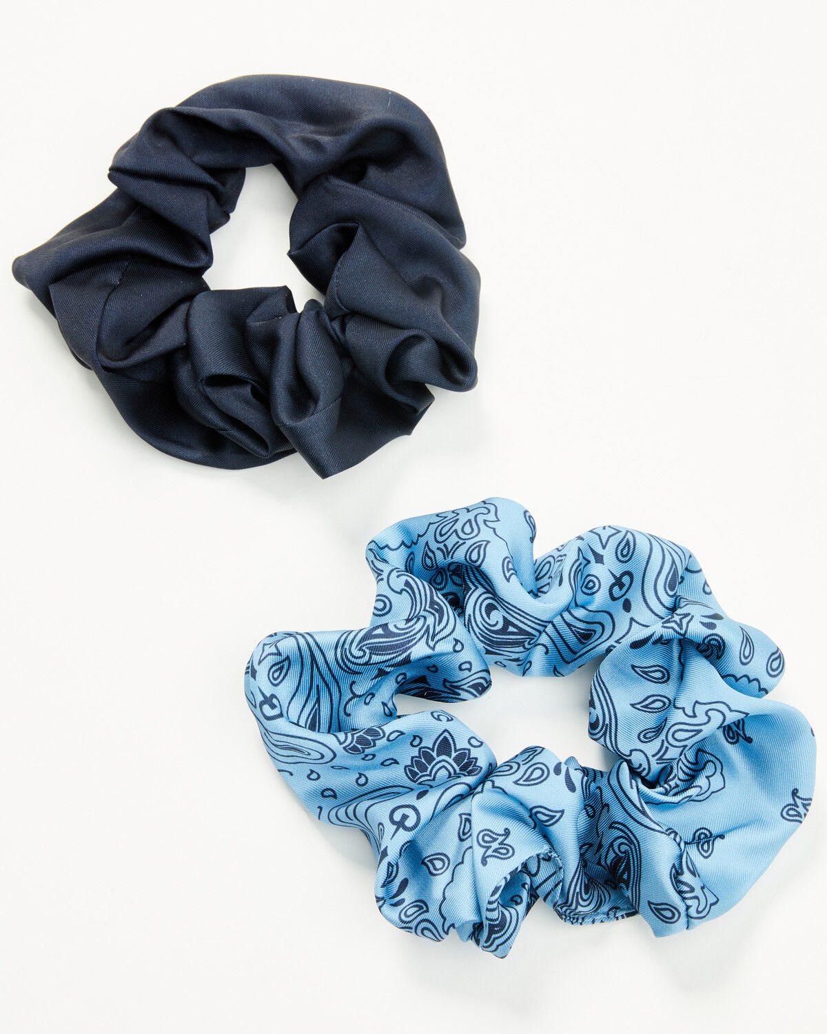 Image #3 - Idyllwind Women's Bellshire Oversized Scrunchies - 2 Piece, Light Blue, hi-res