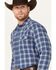 Image #2 - Cody James Men's Plaid Print Long Sleeve Pearl Snap Western Shirt - Big, , hi-res