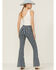 Image #3 - Rock & Roll Denim Women's Bargain Bell Stripe Flare Jeans, , hi-res