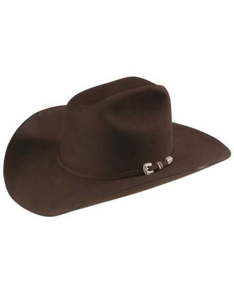 Stetson Men's 6X Skyline Fur Felt Cowboy Hat, Chocolate, hi-res