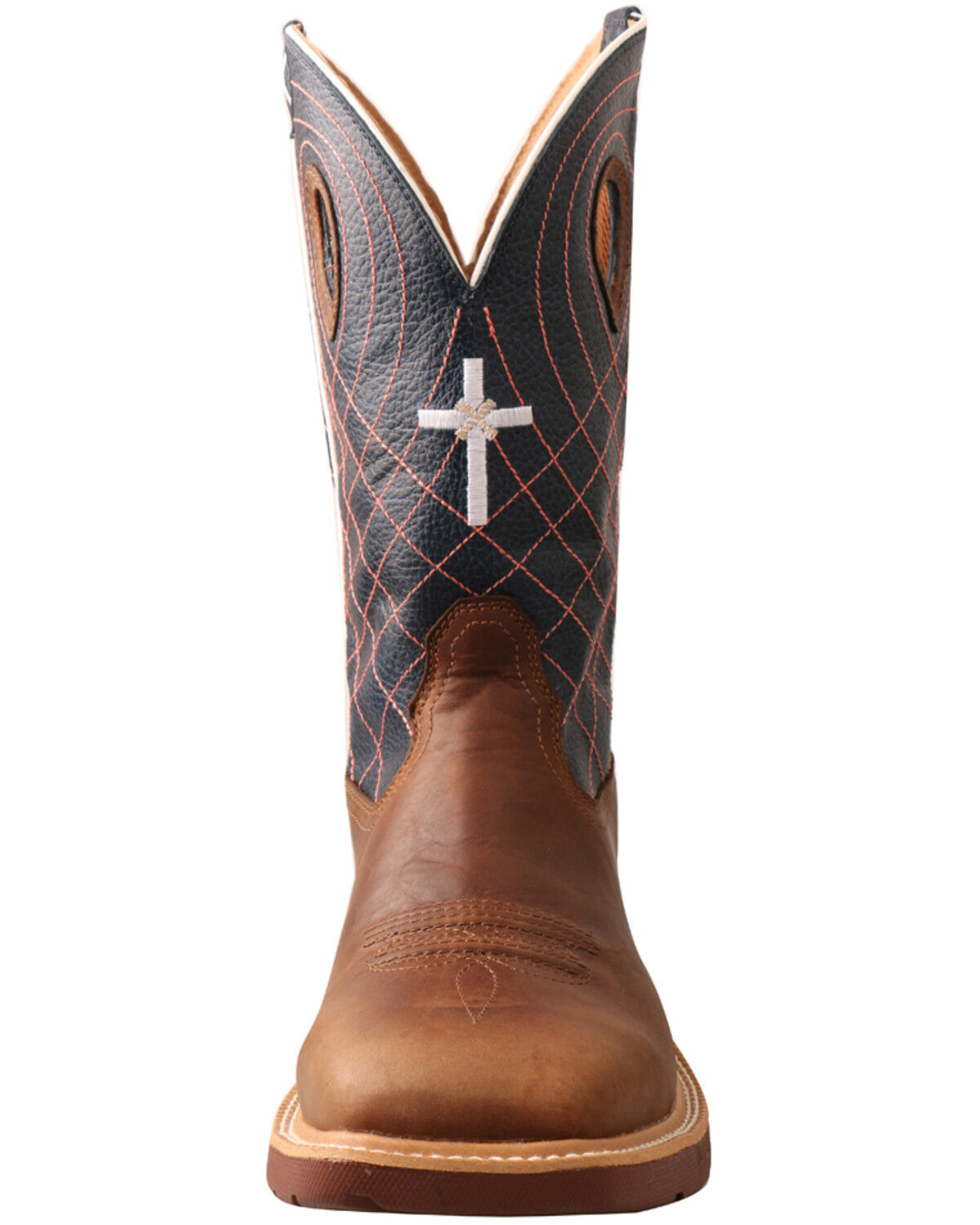 Image #5 - Twisted X Men's Waterproof CellStretch Western Work Boots - Soft Toe, Brown, hi-res