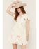 Image #1 - Rosabelle Honey Women's Boot Barn Exclusive Western Motif Embroidered Mini Dress, White, hi-res