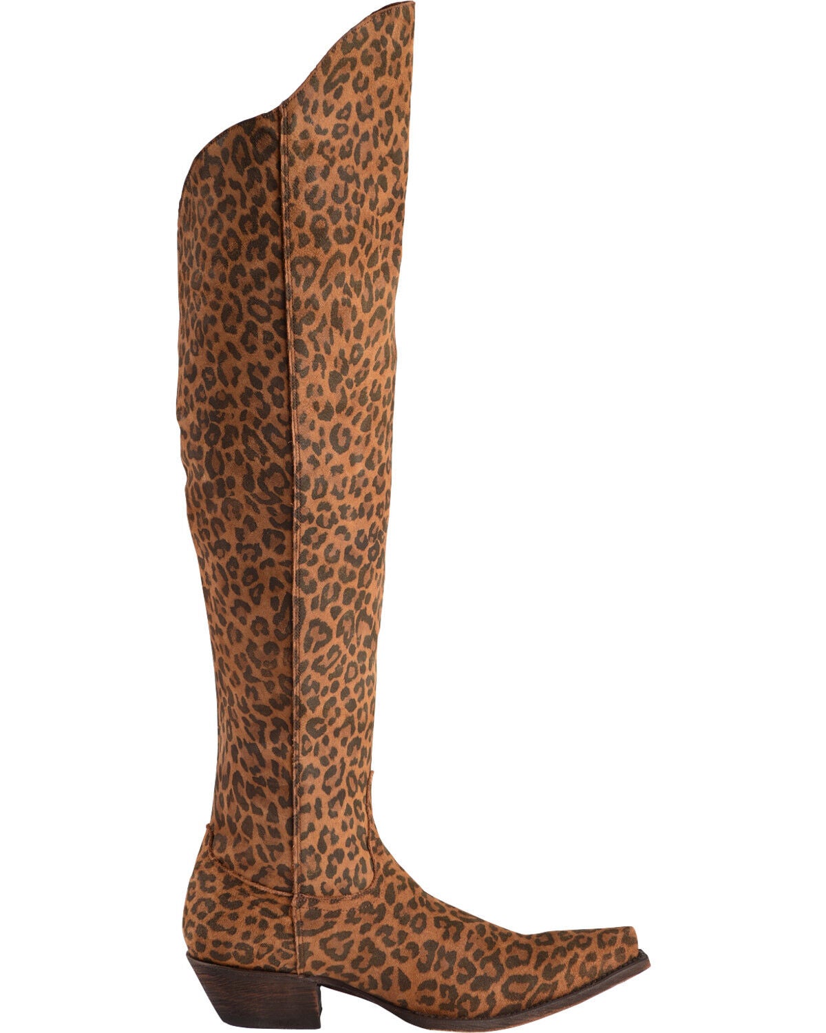 Cheetah over the knee boots Clearance